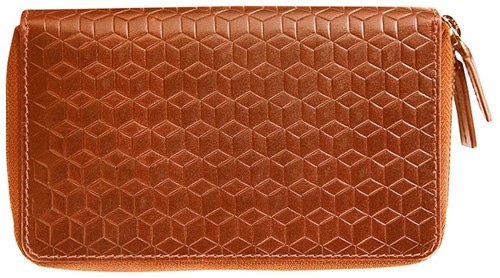 Portemonnee Brepols Label M Madison dubbel model cognac
