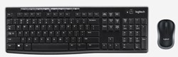 Toetsenbord Logitech MK270 Qwerty + muis draadloos zwart