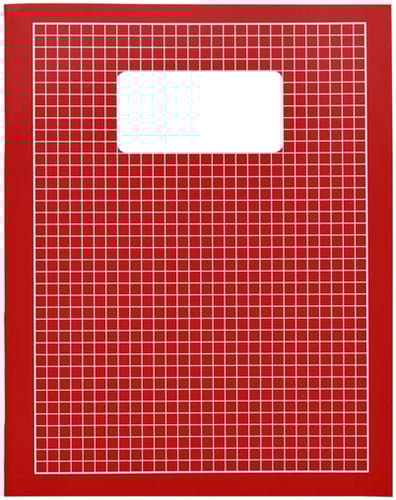 Schrift Office A5 ruit 5mm 40 vel kaft assorti