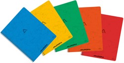 Schrift Aurora A5 lijn spiraal 60 vel kaft assorti