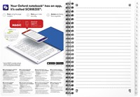 Notitieboek Oxford Urban Mix A5 A-Z lijn 90 vel met spiraal-4