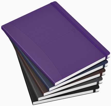 Notitieboek Oxford Signature Classic A5 lijn 80 vel omslag assorti 400112215