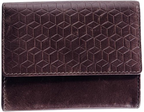 Portemonnee Brepols Label M Madison compact model merlot