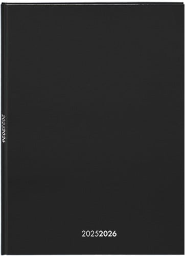 Schoolagenda A5 2025-2026 zwart