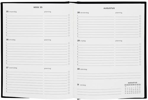 Schoolagenda A5 2026-2027 zwart-2