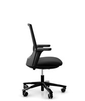 Bureaustoel HAG Futu 1100 rug en zitting zwart-2