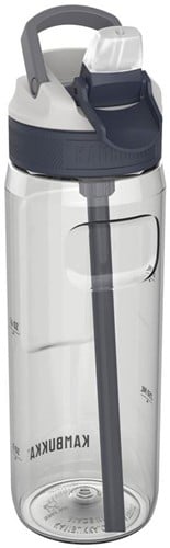 Waterfles Kambukka Lagoon 2.0 750ml Clear met geïntegreerd rietje