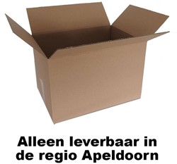 Verzenddoos 430x305x300mm A3 C-golf kraft bruin