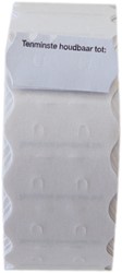 Prijsetiket 26x12mm Open Data C-8 met opdruk 'Tenminste houdbaar tot' 1.500 etiketten