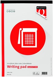 Schrijfblok Quantore A4 ruit 5mm 100 vel 60 grams