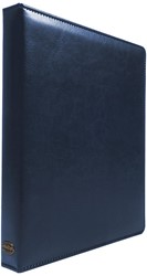 Ringband Multo Hannibal A5 17-rings Ø19mm blauw kunstleder