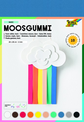 Foam Folia Basic 20x29cm assorti
