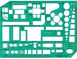 Sjabloon Linex 1263S meubilair 1:50