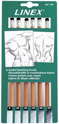 Potloden Linex schets 6 hardheden