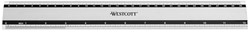 Liniaal Westcott 300mm aluminium