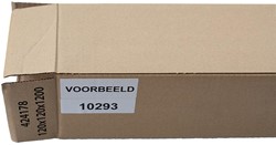 Koker karton Dijkgraaf vierkant model 120x120x1200mm