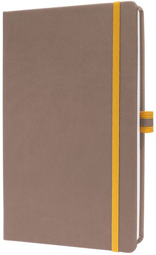 Notitieboek Sigel Linescape A5 lijn 88 vel omslag bruin SI-LS103