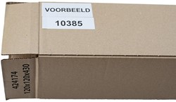 Koker karton Dijkgraaf vierkant model 120x120x430mm