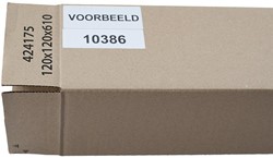 Koker karton Dijkgraaf vierkant model 120x120x610mm