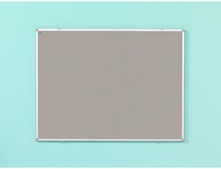 Prikbord Smit Visual Bulletin 45x60cm grijs