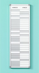 Aan- afwezigheidsbord Smit Visual max. 10 personen