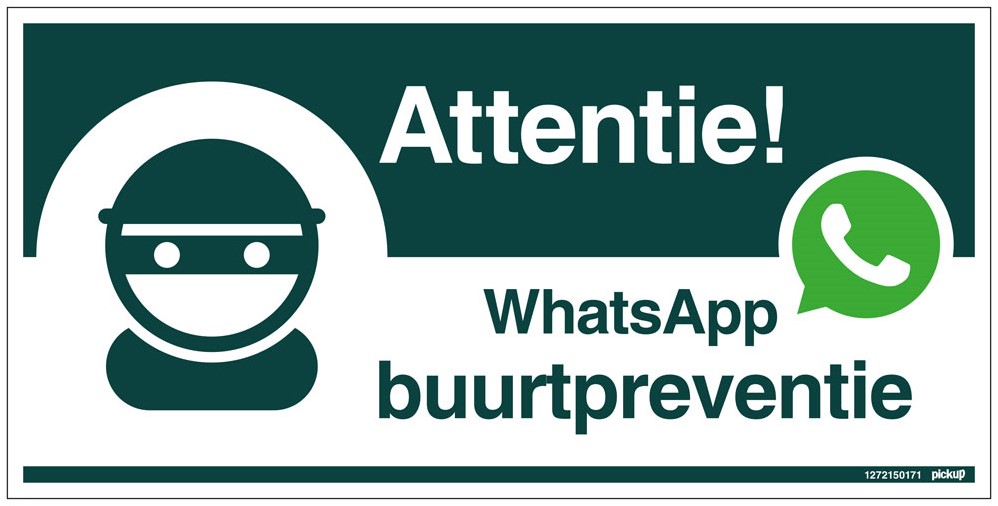 Afbeeldingsresultaat voor whatsapp buurtpreventie