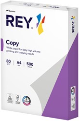 Printpapier Rey Copy A4 80 grams wit 500 vel