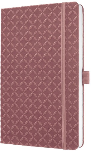 Notitieboek Sigel Jolie Flair A5 lijn 87 vel omslag dusty red SI-JN134