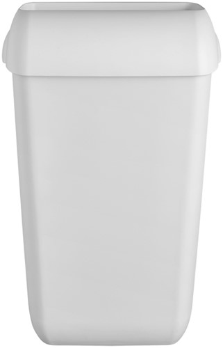 Afvalbak QuartzLine Q26 open inworp 23 liter wit 441402D