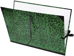 Tekenmap Canson 61x81cm groen annonay sluiting met linten