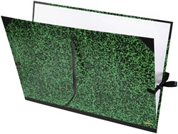 Tekenmap Canson 78x115cm groen annonay sluiting met linten