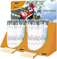 Balpen Bic 4 kleuren Mario Kart