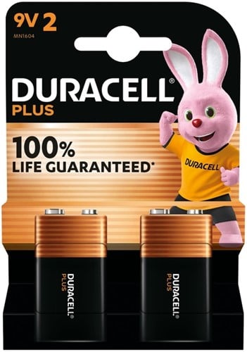 Batterij Duracell Plus 2x9 Volt