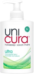 Handzeep Unicura vloeibaar Ultra met pomp 250ml | afname per 6 stuks