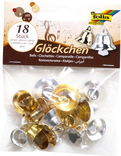 Bellen 3 formaten 14mm/18mm en 21mm goud en zilver