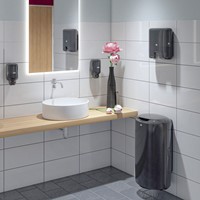 Toiletpapier dispenser Tork T1 Elevation Jumbo zwart 554008-1