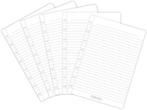 Uitbreidingsset Correctbook A5 met 5 gelinieerde bladen