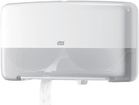 Toiletpapier dispenser Tork T2 Elevation Jumbo klein duo wit 555500