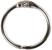 Boekbindersring Creotime 19mm zilver zakje van 10 stuks-2