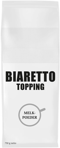 Melkpoeder Biaretto topping voor automaten 750 gram