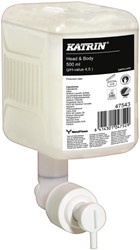 Handzeep Katrin Head & Body vloeibaar 500ml 47543 | afname per 12 stuks