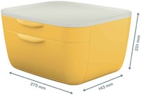 Ladenblok Leitz 5357 Cosy 2 laden geel-2