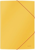 Elastomap 3-kleps Leitz Cosy A4 karton geel (30020019)