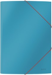 Elastomap 3-kleps Leitz Cosy A4 karton blauw (30020061)