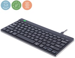 Toetsenbord R-Go Tools Compact Break Qwerty zwart