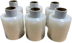 Wikkelfolie IEZZY 100mmx250m 20mu transparant | afname per 24 rollen