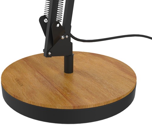 Bureaulamp Unilux Baya LED zwart/bamboe-2