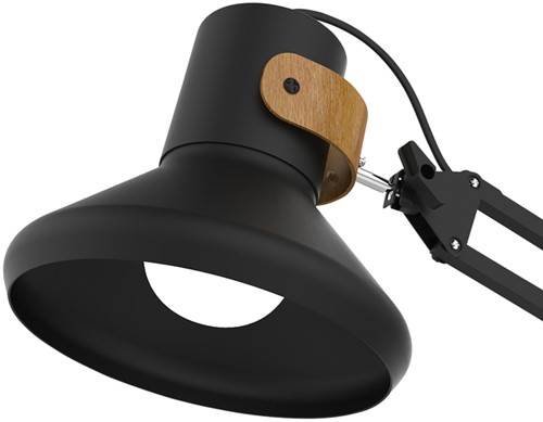 Bureaulamp Unilux Baya LED zwart/bamboe-3
