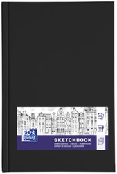 Dummyboek Oxford A6 100 grams 96 vel blanco hard cover zwart
