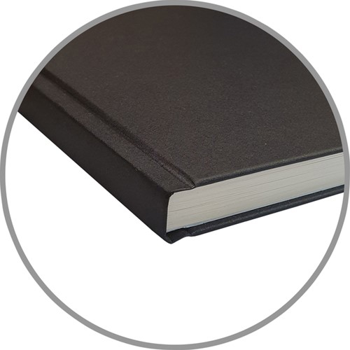 Dummyboek Oxford A5 100 grams 96 vel blanco hard cover zwart-2